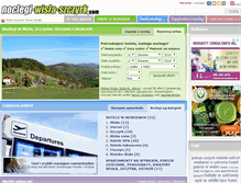 Tablet Screenshot of noclegi-wisla-szczyrk.com